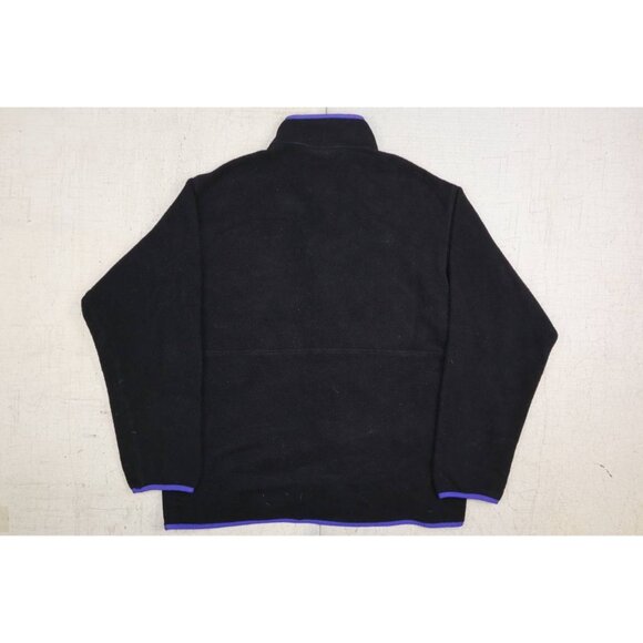 Vintage Patagonia Synchilla Snap-T Fleece Men's L Black 90s Pullover - Picture 10 of 10